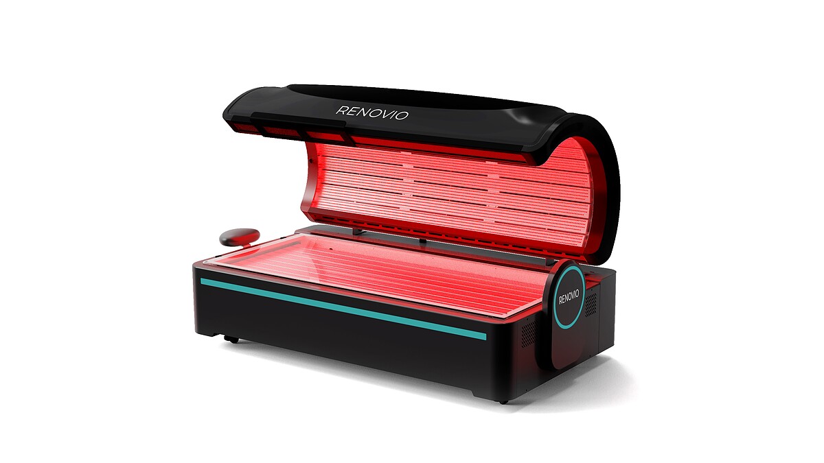 Renovio LED array illuminated - multi-band therapeutic spectrum