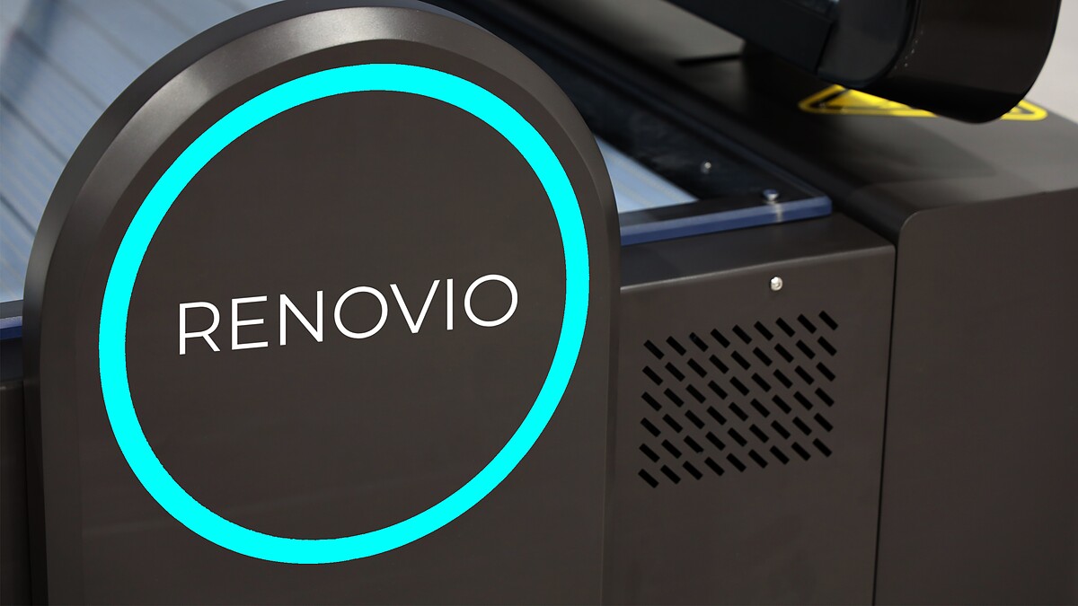 Renovio illuminated control badge - precision-engineered build detail